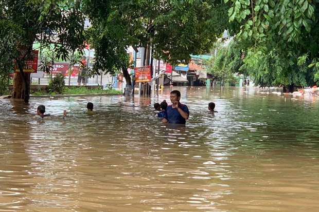Berikut Titik Lokasi Banjir di Kota dan Kabupaten Bekasi 