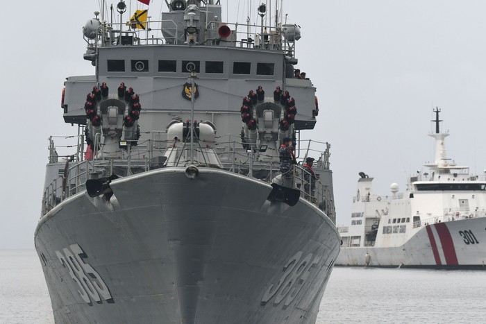 Kapal Perang China Masih Mondar-mandir di Natuna