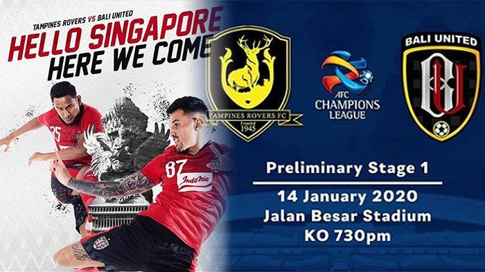 Babak Ke 2 Sedang Berlangsung !! Liga Champions Asia 2020 Antara : Tampines Rovers 2 VS 2 Bali United, Hariono Belum Main