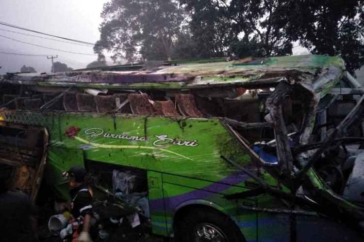 'Sopir Harus Cermat Pada Permainan Gigi di Turunan Desa Palasari', 8 Penumpang Bus Tewas dan 10 Luka Berat