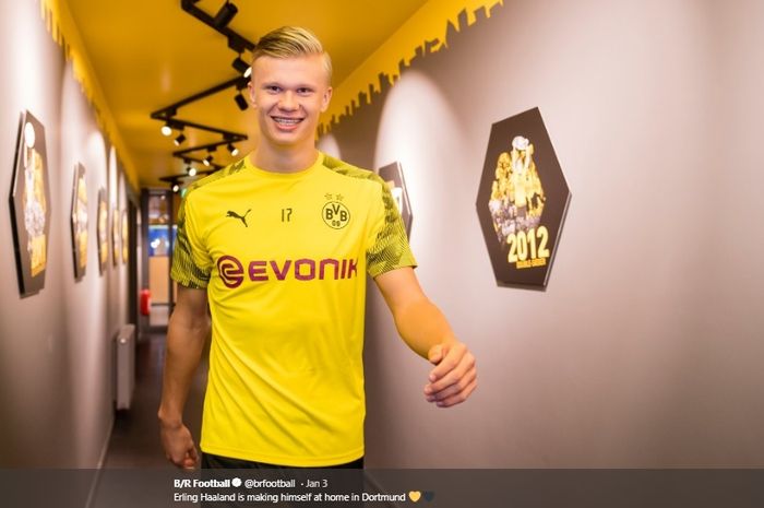 Erling Braut Haaland Mencetak Hattrick Pada Debutnya Bersama Borussia Dortmund