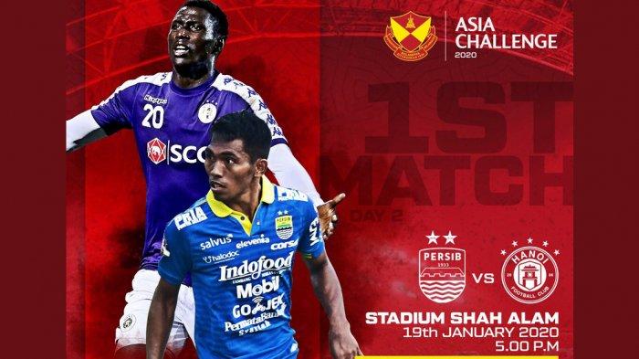 Sedang Berlangsung !! Live Streaming Turnamen Asia Challenge di TVone : Persib Bandung VS Hanoi FC