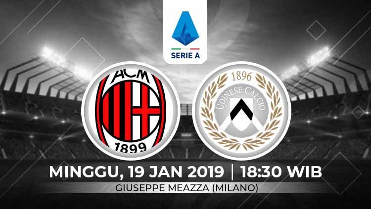 Live Streaming Liga Italia : AC Milan VS Udinese