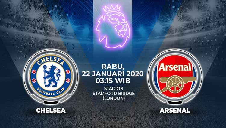 Jadwal Pertandingan Premier League Derbi London : Chelsea VS Arsenal