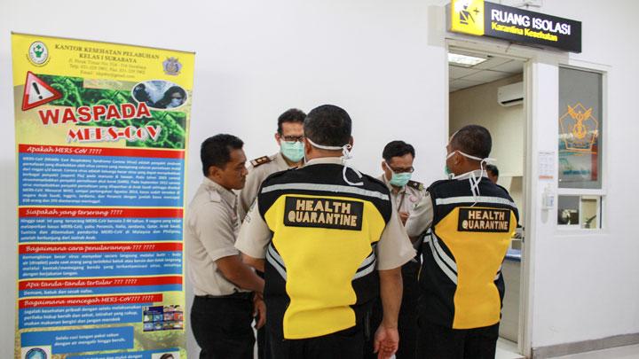 Waspada Virus Corona, Bandara Husein Pindai Suhu Tubuh Penumpang 