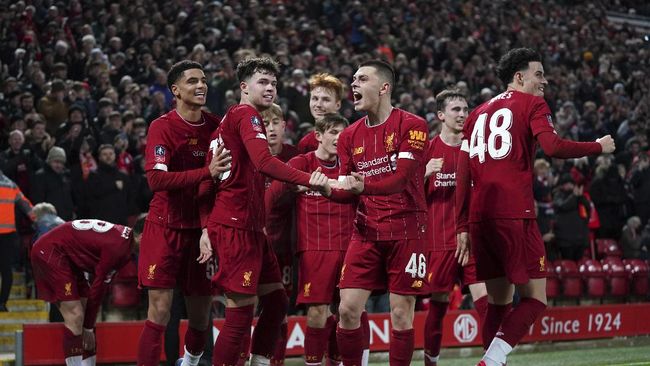 5 Fakta Kemenangan 'Baby' Liverpool atas Shrewsbury