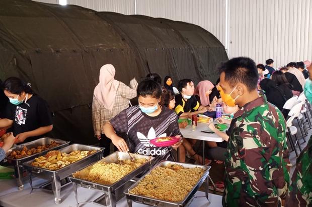 TNI AU: 238 WNI dari China di Lanud RSA Natuna Kondisinua Sehat