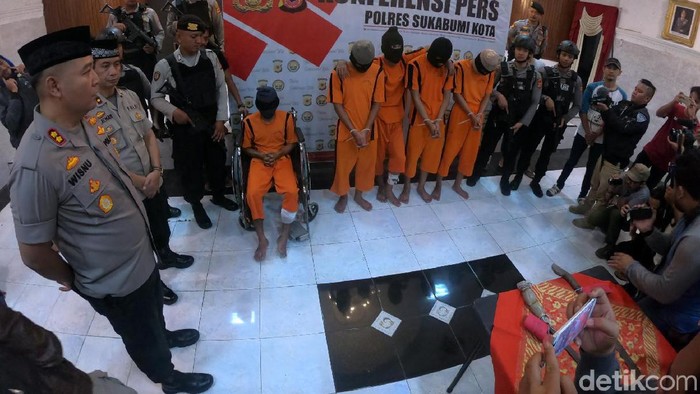 Gerombolan Bermotor Penganiaya Anak Petinggi PP Sukabumi Ditangkap