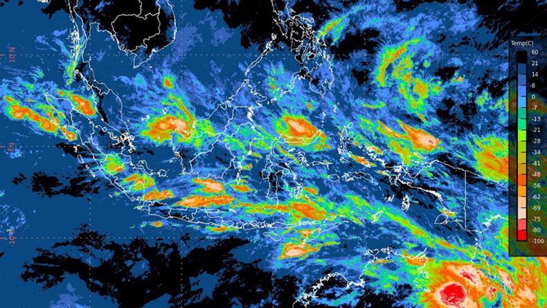 Waspada, Sejumlah Wilayah Indonesia Akan Diguyur Hujan Lebat Disertai Petir 