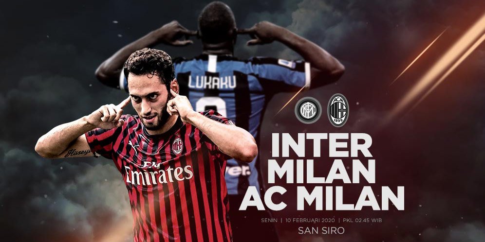 Jadwal Pertandingan Serie A Antara Inter Milan VS AC Milan, Live di RCTI
