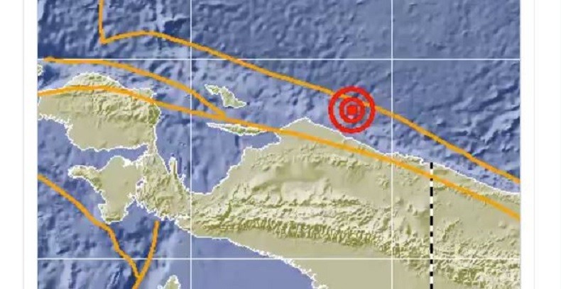 Gempa M 5,1 Guncang Sarmi Papua, Tidak Berpotensi Tsunami
