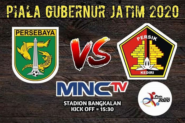 Live Streaming Piala Gubernur Jatim 2020 : Persebaya Surabaya VS Persik