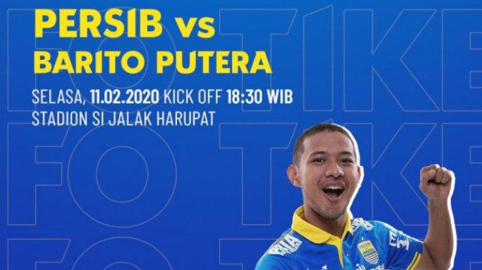 Persib Bandung vs Barito Putera, Belum Ada Pengumuman Siarang Langsung/Live untuk Bobotoh