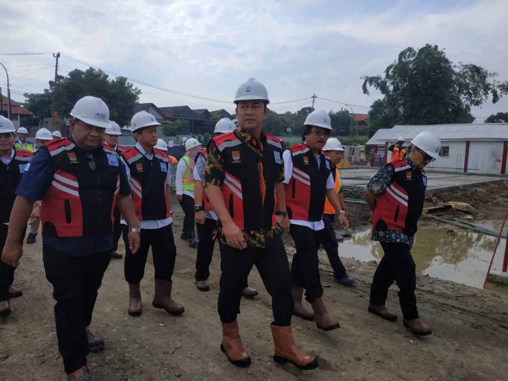 Walikota Semarang Memantau Progres Pembangunan Sistem Penyediaan Air Minum (SPAM)