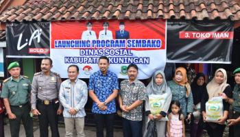 Launching Penyaluran Sembako Tahun 2020 Di Nusaherang
