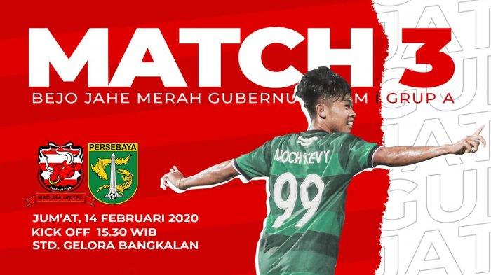 HALF TIME !! Live Streaming Piala Gubernur Jatim 2020 : Madura United 0 VS 2 Persebaya Surabaya, Tonton Gratis Disini !!