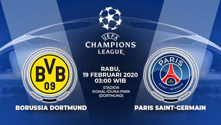 Live Streaming Liga Champions 2019 - 2020 : Paris Saint-Germain VS Borussia Dortmund