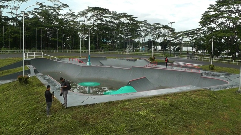 Venue Skatepark yang Digunakan di Gelaran Asian Games 2018 Palembang Sekarang Beralih Fungsi Menjadi Kolam 