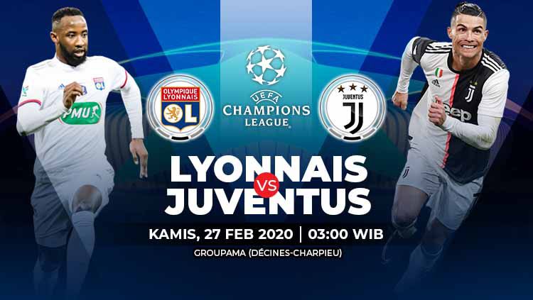 Prakiraan Susunan Pemain yang Akan Diturunkan Pada Pertandingan Liga Champions Antara Lyon VS Juventus