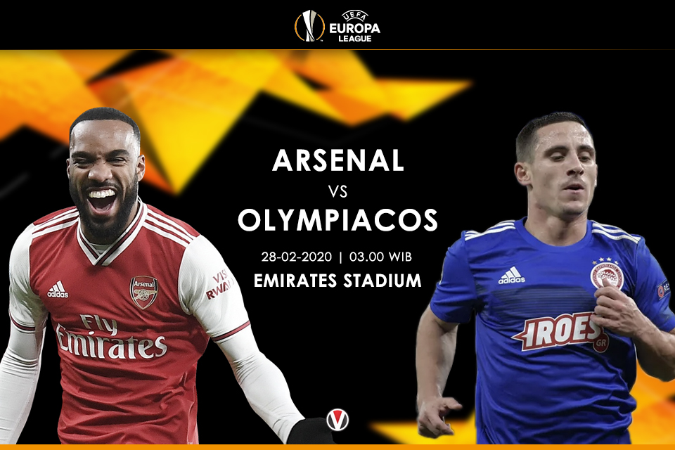 Live Streaming Liga Europa : Arsenal VS Olympiakos, Tonton Disini Guyss !!