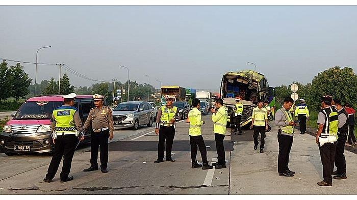 Kecelakaan Beruntun Melibatkan 4 Kendaraan di Tol Cipali KM 87, 'Lalu Lintas Saat Kejadian Sepi'
