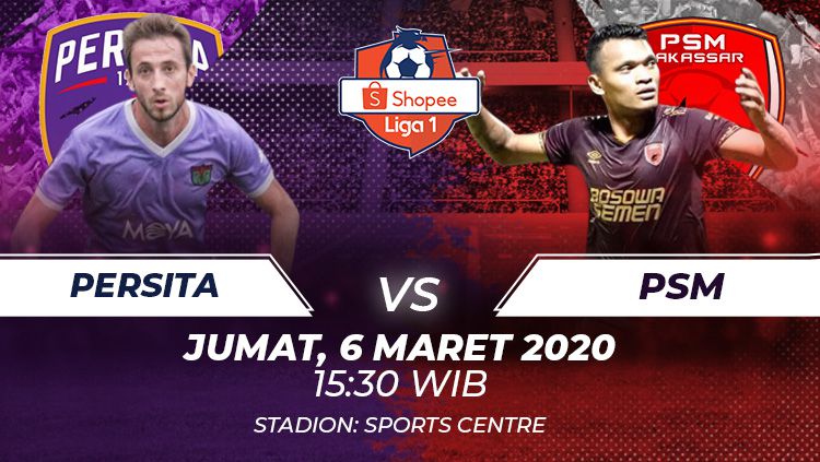 Live Streaming Shopee Liga 1 2020 : Persita Tangerang VS PSM Makassar, Live di O Channel