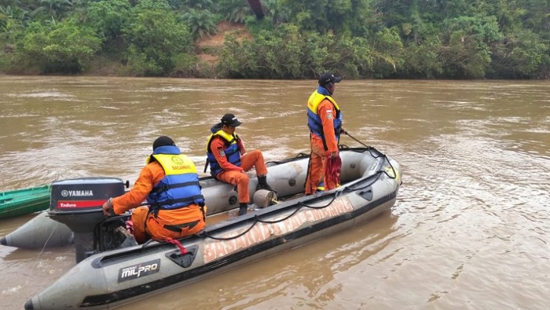 Pencarian Dua Warga yang Tenggelam di Sungai Musi dan Selangis Terpaksa Dihentikan, Keduanya Belum Ditemukan Basarnas