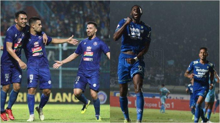 HALF TIME Live Streaming : Arema FC vs Persib Bandung, Kedudukan Sama Kuat 1-1 