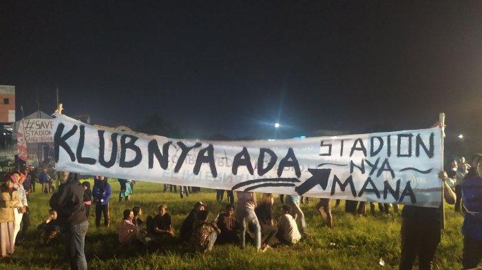 Launching Tim PSKC Cimahi, Muncul Spanduk ''Klubnya Ada Stadionnya Mana''