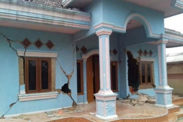 Gempa Guncang Kabupaten Sukabumi, Puluhan Rumah Warga Rusak