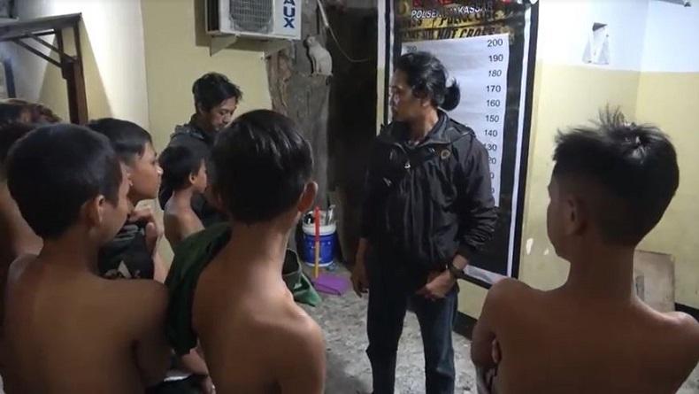 Polisi Menangkap Delapan Bocah yang Merupakan Komplotan Pencuri di Vihara Girinaga Kota Makassar