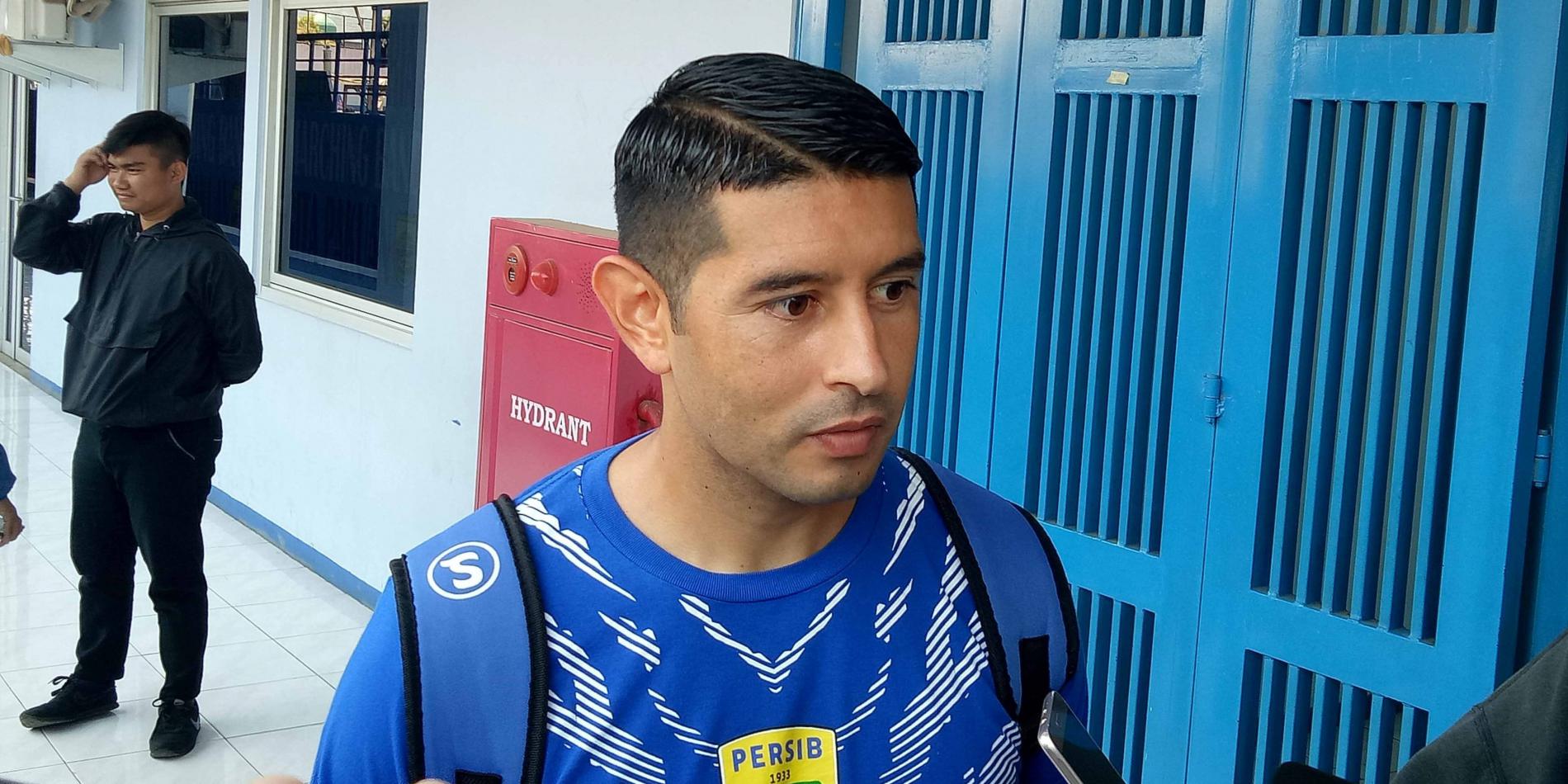 Esteban Vizcarra Sejauh ini Belum Mencetak Gol Bagi Persib Bandung di Shopee Liga 1 2020, Begini Tanggapannya