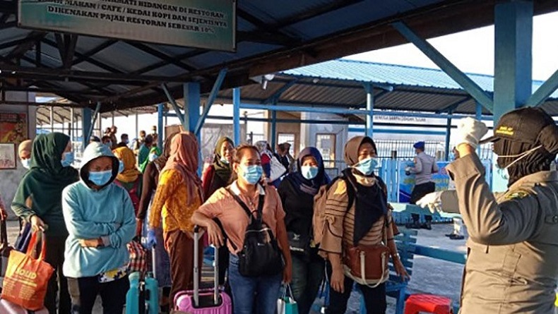 Para WNI Maupun TKI di Malaysia Pulang Ke Provinsi Riau Menyusul Kebijakan Lockdown di Negara Itu, ODP di Riau Melonjak Menjadi 10.678 Orang