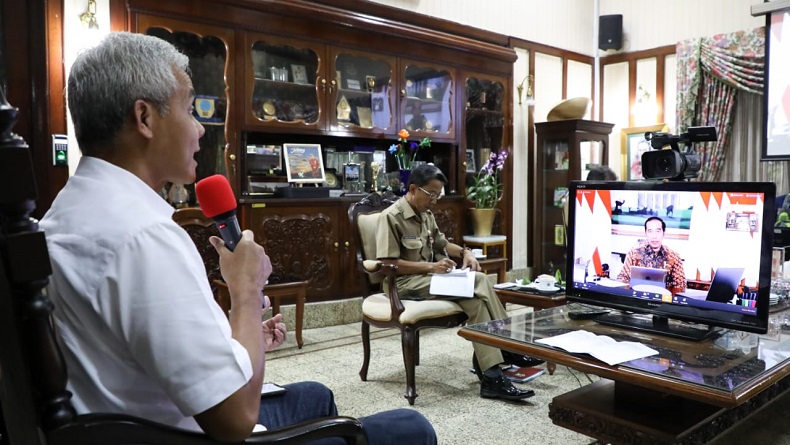 Gubernur Jawa Tengah Memastikan Telah Merealokasi Anggaran Untuk Penanganan Virus Korona, Sesuai Perintah Presiden Jokowi Saat Rapat Koordinasi