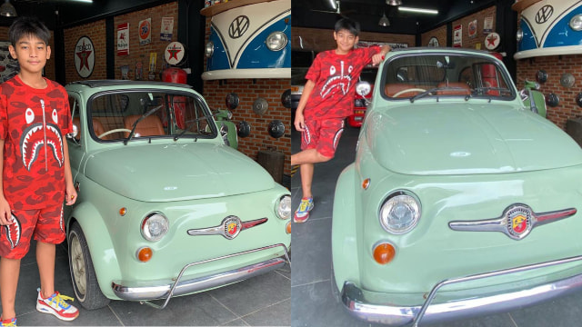 Setelah Mobil Morris nya Dijual, Andre Taulany Membeli Mobil Fiat 500 Untuk Sang Anak