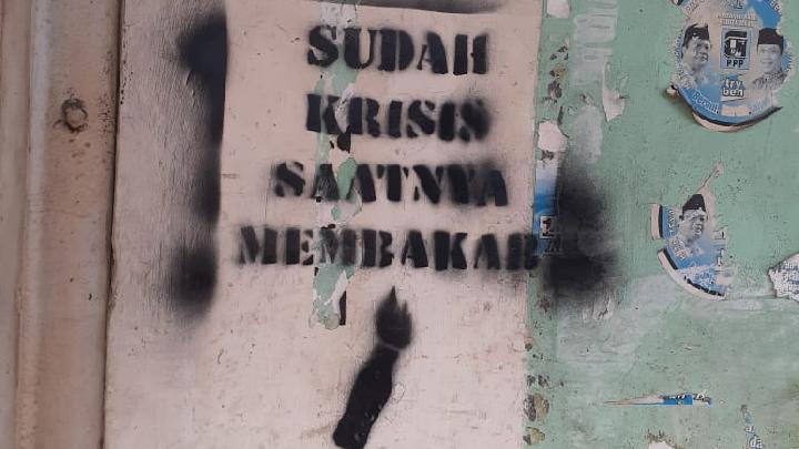 Heboh Vandalisme Saatnya Membakar, Polres Tangerang Bertindak 