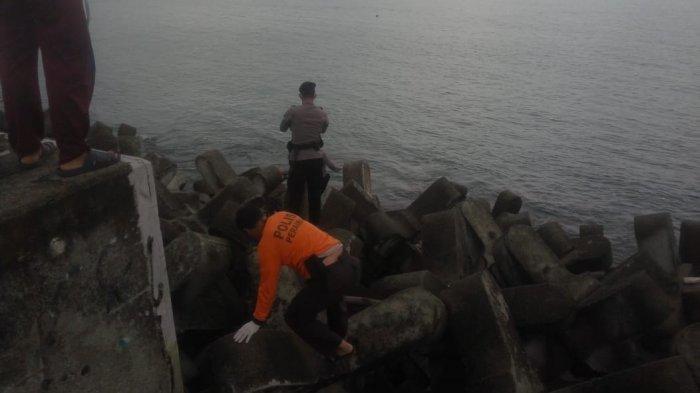 Remaja Asal Bogor yang Tenggelam dan Hilang di Laut Pelabuhanratu Ditemukan di Batu Pemecah Ombak