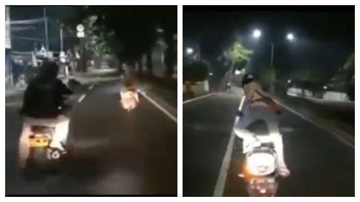 VIRAL VIDEO Polisi Kejar Begal Pakai Motor Sambil Nembak, Pelakunya ABG Bawa Celurit, Begini Kronologinya