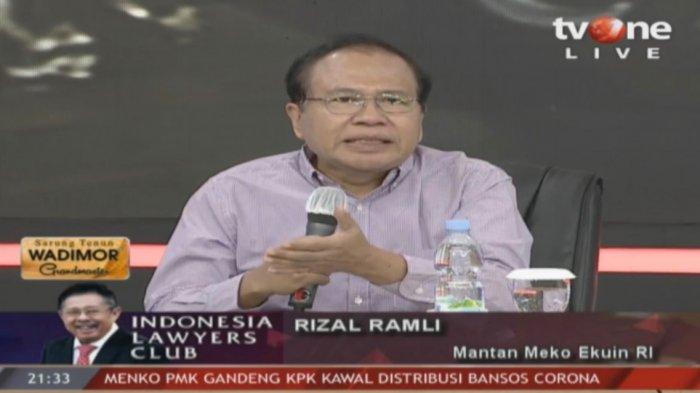 Rizal Ramli 'Indonesia Harus Berterimakasih Kepada Menhan Prabowo' ini Alasanya ! 