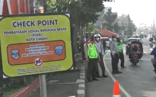 4 Orang Pemudik Asal Surabaya Terjaring Razia PSBB di Kota Cimahi, Langsung Berstatus ODP