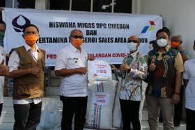 Hiswana Migas Dan Pertamina Area Cirebon Bantu 'Alkes' Untuk Tenaga Medis