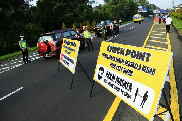 Arus Kendaraan di Tol Jakarta, Jawa Barat dan Banten Turun 60%