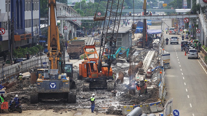Underpass Senen Jakarta Pusat yang Mengarah Ke Monas Ditutup Sementara , Karena Pengerjaan ini 