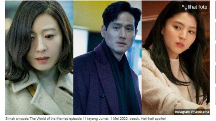 Spoiler Sinopsis Drama Korea Pelakor: The World of The Married Episode 12, Tae Oh Kembali Selingkuh