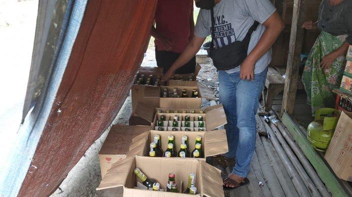 Berawal dari Resahnya Warga Adanya Penjual Miras saat Ramadan, Polres Indramayu Sita 130 Botol Miras