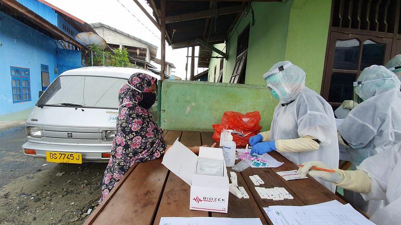 Sebanyak 122 Warga Eks Pasar Lama Sentani Papua Dinyatakan Reaktif Virus Corona Hasil Pemeriksaan Rapid Test