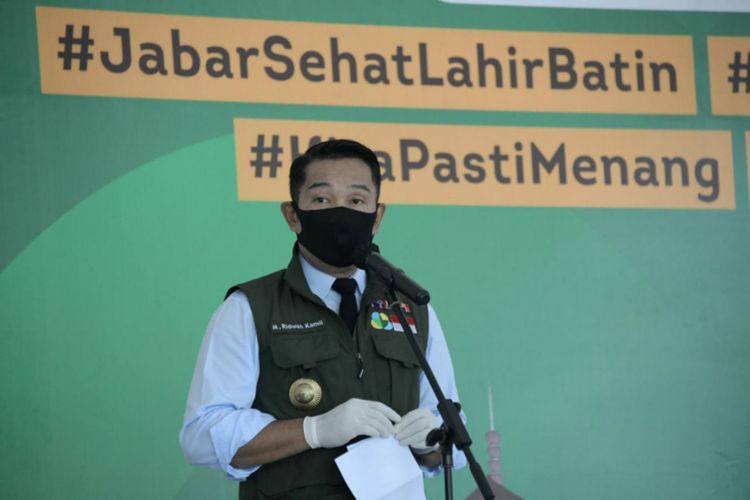 Gubernur Jawa Barat Mengatakan PSBB yang Dilakukan Pemprov Jawa Barat di Seluruh Wilayahnya Dapat Menurunkan Kurva Kasus Virus Corona