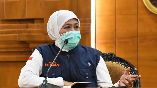 Gubernur Jawa Timur Menganalogikan Masalah Pandemi Virus Coorna Sebagai Pohon yang Berakar Serabut