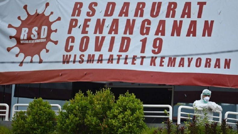 Jumlah Pasien yang Dirawat di RSD Wisma Atlet Kemayoran Jakarta Terus Berkurang, Berkurang 24 Jadi 545 Orang