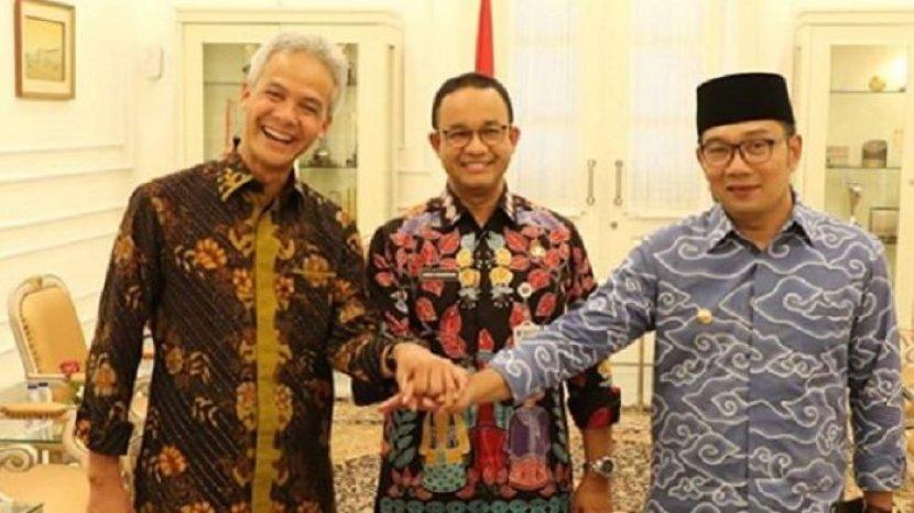 Hasil Survei Elektabilitas Pilpres 2024, Prabowo Turun Drastis, Ridwan Kamil dan Ganjar Meroket